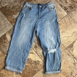 Light Blue Distressed Jeans